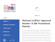 Tablet Screenshot of greatbritishfurniture.co.uk